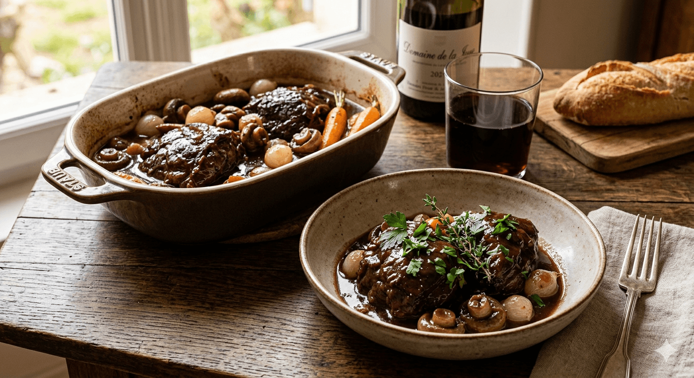 Recette Joue de Porc au Vin Rouge Facile
