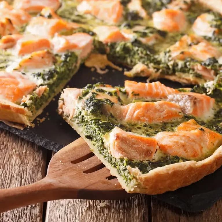 Quiche au saumon et épinards : la recette gourmande des chefs
