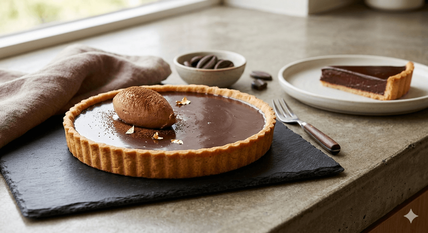Le secret de la tarte au chocolat parfaite