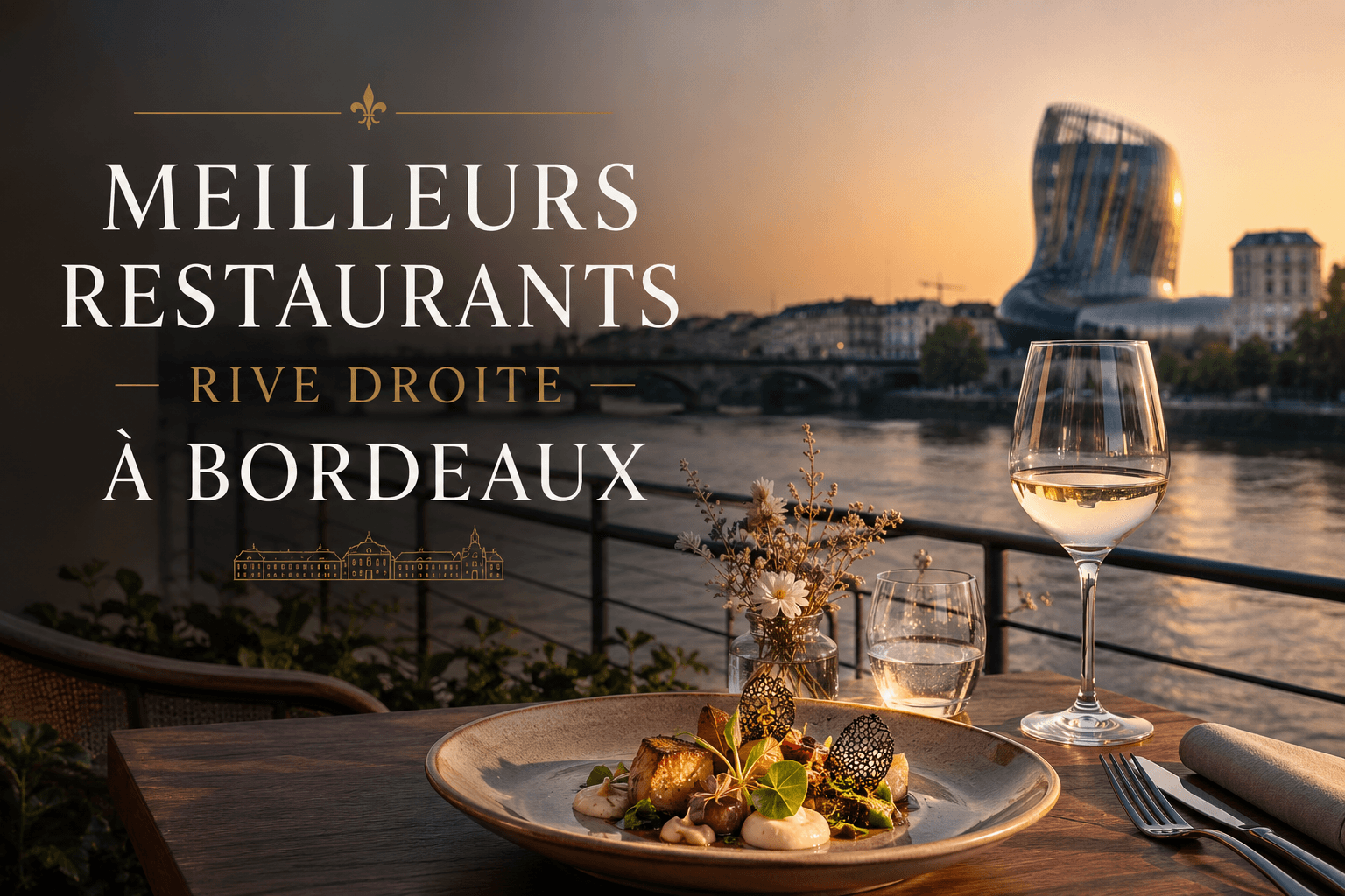 Meilleurs restaurants rive droite à Bordeaux