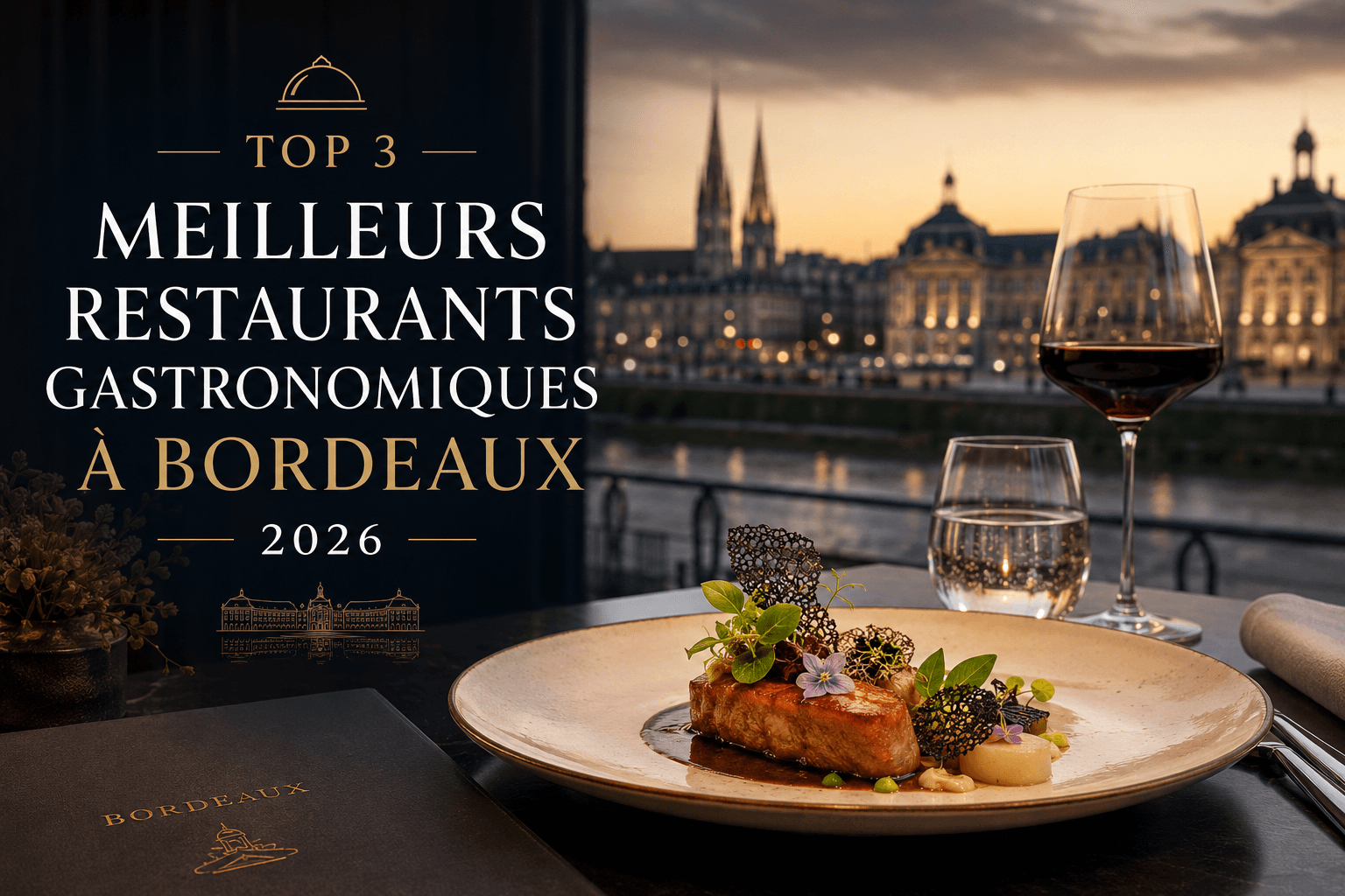 top 3 des meilleurs restaurants gastronomiques à bordeaux en 2026